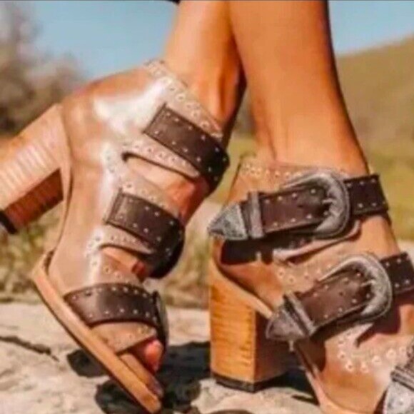 Freebird by Steven “Violet” Heel Shoes sz 9 - Picture 1 of 7